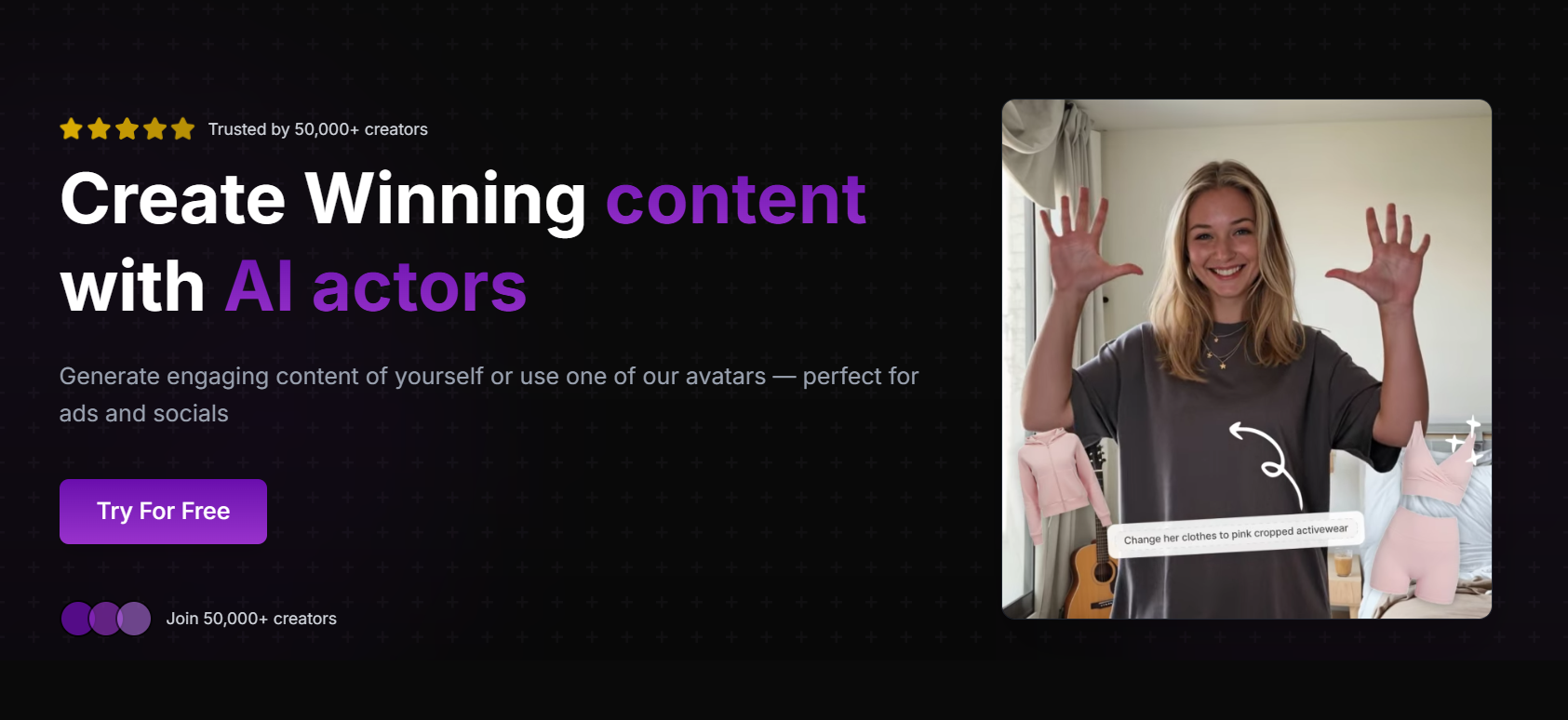 Winclo AI video creation platform with advanced features and competitive pricing.